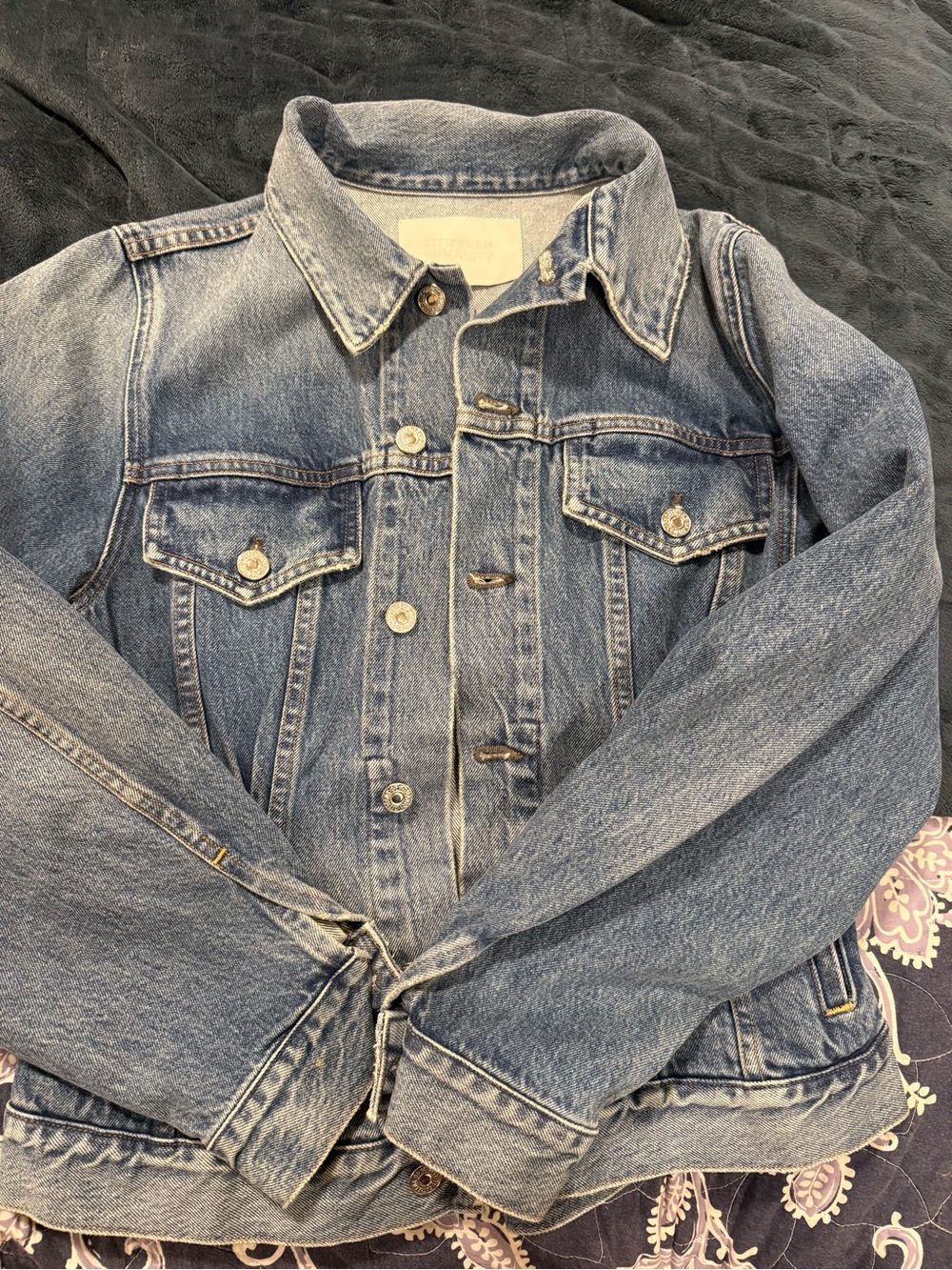 NWT Citizen of Humanity classic Blue Denim Jacket - Women